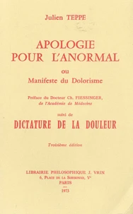Apologie pour l'anormal