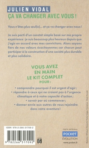 Ca va changer avec vous !. Il est temps d'être écolos et fiers de l'être - Occasion