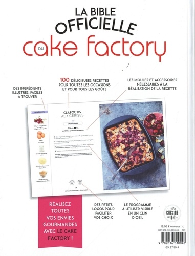La Bible officielle du Cake Factory : Aimery Chemin,Séverine Augé -  9782036010055 - Ebook Cuisine - Ebook Vie pratique