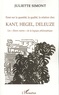 Juliette Simont - Essai sur la quantité, la qualité, la relation chez Kant, Hegel, Deleuze - Les "fleurs noires" de la logique philosophique.