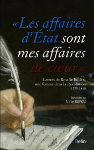 "Les affaires d'Etat sont mes affaires de coeur"