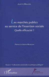 Les marchés publics au service de l'insertion sociale