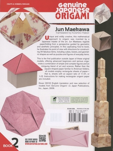 Genuine Japanese Origami. Book 2, 34 Mathematical Models Based Upon v2