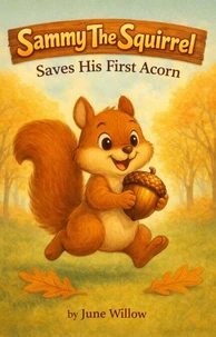 Sammy The Squirrel Saves His First Acorn