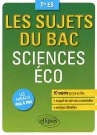 Sciences éco Tle ES