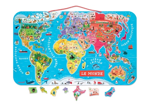 janod puzzle monde magnetique