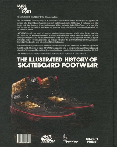 Made for skate. The illustrated history of skateboard footwear