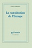 Jürgen Habermas - La constitution de l'Europe.