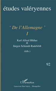 Jürgen Schmidt-Radefeldt - Etudes Valeryennes N° 92 : "De L'Allemagne" 1.
