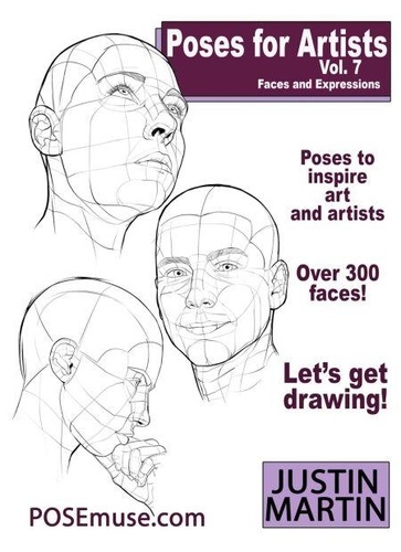 Justin R. Martin Poses For Artists Vol 7 - Faces and Expressions -... - Justin R. Martin ...