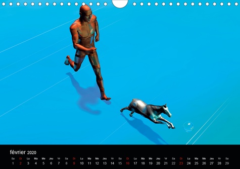 CALVENDO Art  Emotion virtuelle (Calendrier mural 2020 DIN A4 horizontal). Créations imaginaires numériques (Calendrier mensuel, 14 Pages )