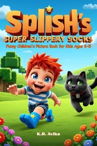 Splish's Super Slippery Socks: Funny Children's Picture Book for Kids Ages 3-5