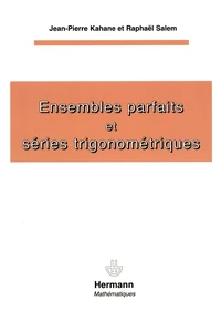 Ensembles parfaits et séries trigonométriques