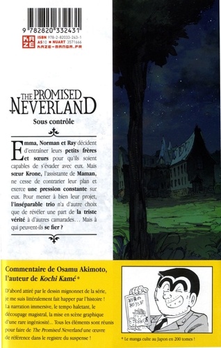 The Promised Neverland Tome 2 Sous contrôle