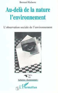 Au-delà de la nature l'environnement