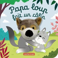 Papa loup fait un câlin