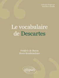 Le vocabulaire de Descartes