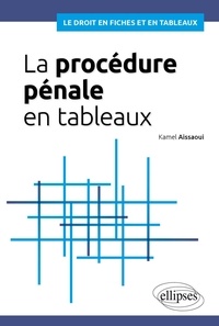 Kamel Aissaoui - La procédure pénale en tableaux.
