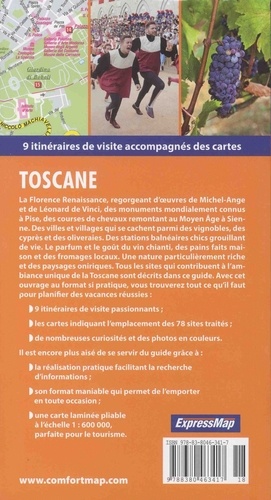 Toscane. Avec 1 carte laminée 1/600 000