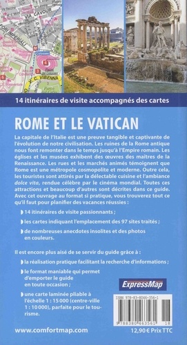 Rome et le Vatican. Avec 1 carte laminée 1/15 000
