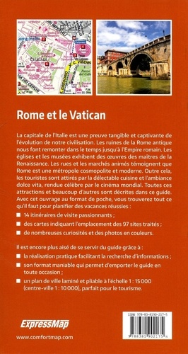 Rome et le Vatican  Edition 2020 -  avec 1 Plan détachable