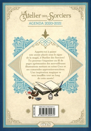 Agenda L'Atelier des Sorciers  Edition 2020-2021