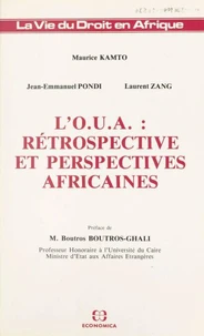 L'O.U.A. : rétrospective et perspectives africaines