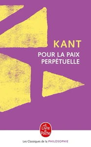 Pour la paix perpétuelle.