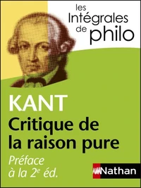 Préface à la 2e édition de la Critique de la raison pure