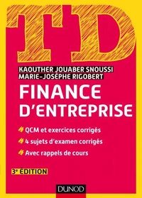 TD de finance d'entreprise - 3e éd.