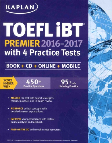  Kaplan - TOEFL iBT - With 4 Practice Tests. 2 Cédérom