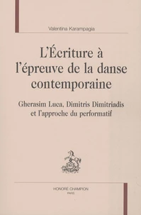 L'écriture à l'épreuve de la danse contemporaine