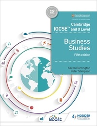 Karen Borrington et Peter Stimpson - Cambridge IGCSE and O Level Business Studies 5th edition.