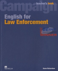 Karen Richardson - English for Law Enforcement - Teacher's Book.