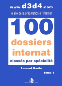 100 dossiers internat classés par spécialité.