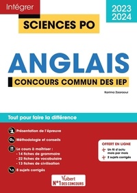 Téléchargez des ebooks pour iphone 4 Anglais  - Concours commun des IEP (French Edition) PDB PDF FB2 par Karima Zaaraoui 9782311210385