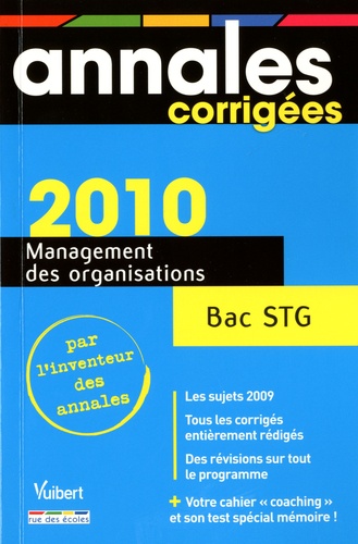 Management des organisations BAC STG 2010