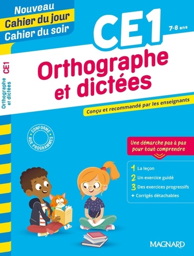 Cahier du jour/Cahier du soir Orthographe et dictées CE1  Edition 2020