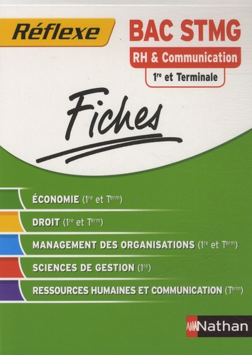 Karine Charlier et Patrice Gillet - RH et communication Bac STMG - 1re et terminale.