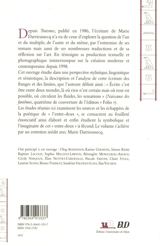 L'écriture "entre deux mondes" de Marie Darrieussecq