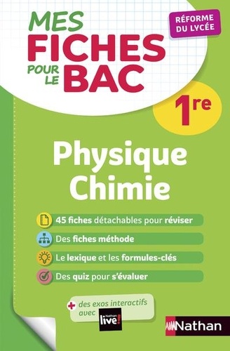 Physique Chimie 1re  Edition 2019