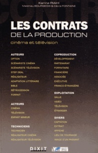Karine Riahi - Les contrats de la production - Cinéma et télévision.
