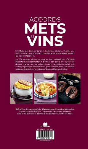 Accords mets & vins. 100 recettes essentielles de la gastronomie française et leurs meilleurs accords