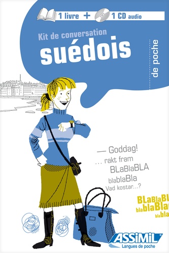 Kit de conversation suédois  avec 1 CD audio