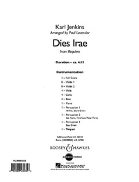 Karl Jenkins - Dies Irae - from Requiem. string orchestra and percussion. Partition..