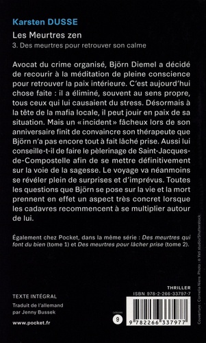 Les meurtres zen Tome 3 Des meurtres pour retrouver son calme