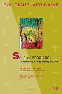 Sénégal 2000-2004, l'alternance et ses contradictions