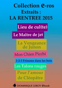 La Rentrée Littéraire 2015 Éditions Dominique Leroy - Extraits