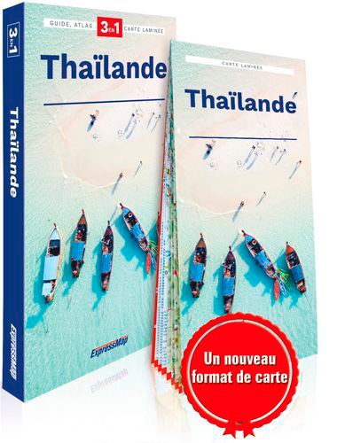 Thaïlande. Guide + Atlas + Carte 1/1650000  Edition 2019