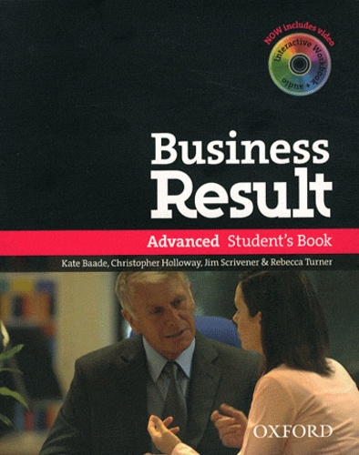 Kate Baade et Christopher Holloway - Business Result - Advanced Student's Book. 1 DVD